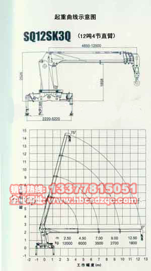 12噸吊機(jī)參數(shù)