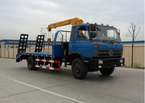 多功能隨車吊帶拖挖機平板圖片