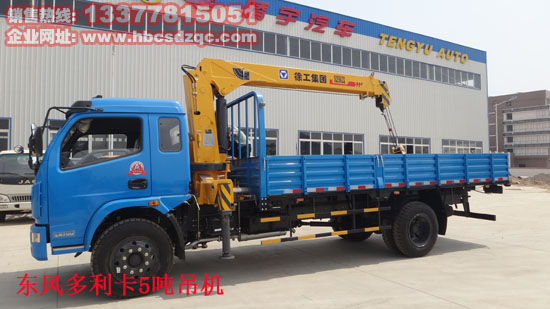 5噸多利卡隨車吊圖片