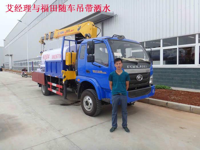 國四隨車吊福田中馳貨車吊圖片