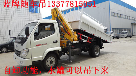 唐駿小型貨車(chē)帶吊