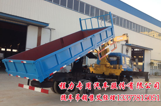 東風勁卡隨車吊4噸國四勁卡隨車起重運輸車