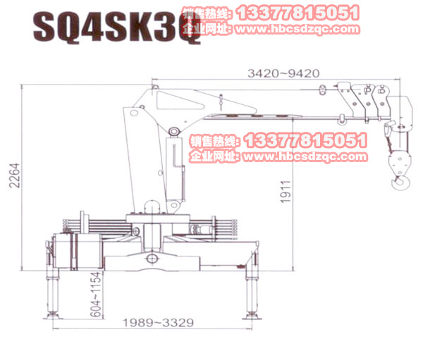 徐工四噸吊機參數(shù)