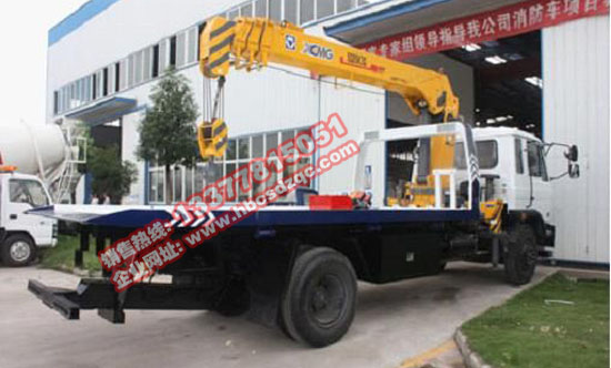 8噸多功能隨車吊程力威牌CLW5163TQZT4型清障車