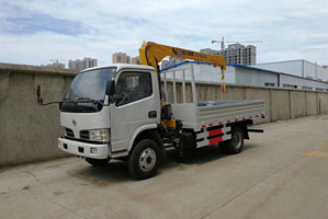 藍(lán)牌東風(fēng)多利卡隨車起重運(yùn)輸車圖片