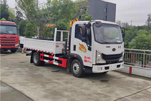 重汽豪曼藍牌隨車吊可以回家上牌圖片