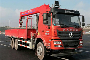 6米多車廂大運(yùn)后雙橋隨車吊圖片