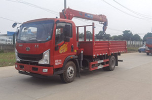 3.65米短軸距豪曼隨車吊圖片