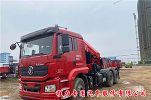 陜汽國六牽引頭隨車吊圖片