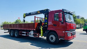 江威12噸軒德前四后八隨車吊圖片