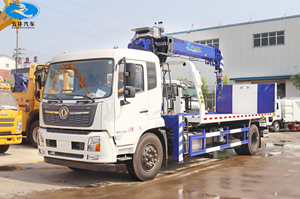 8噸天錦一拖二帶吊清障車大力神吊機配件售后服務電話圖片