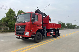 東風(fēng)四驅(qū)抓木隨車吊抓竹圖片